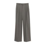 Grijze Wijde Broek met Plooien Filippa K , Gray , Dames