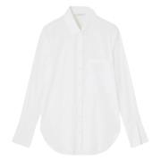 Wit Overhemd Elegante Stijl Patrizia Pepe , White , Dames