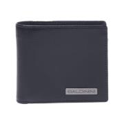 Wallet in black palmellato leather Baldinini , Black , Heren