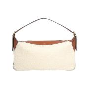 Pre-owned Leather celine-bags Celine Vintage , Beige , Dames