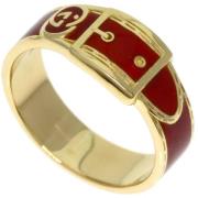 Pre-owned Yellow Gold rings Gucci Vintage , Brown , Dames