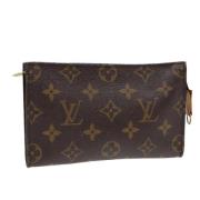 Pre-owned Canvas pouches Louis Vuitton Vintage , Brown , Dames