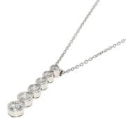 Pre-owned Platinum necklaces Tiffany & Co. Pre-owned , Gray , Dames