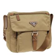 Pre-owned Nylon prada-bags Prada Vintage , Beige , Dames