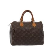 Pre-owned Canvas handbags Louis Vuitton Vintage , Brown , Dames