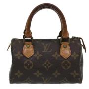 Pre-owned Canvas louis-vuitton-bags Louis Vuitton Vintage , Brown , Da...