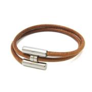 Pre-owned Metal bracelets Hermès Vintage , Gray , Dames