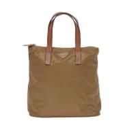 Pre-owned Fabric prada-bags Prada Vintage , Beige , Dames