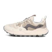 Beige Casual Sneakers voor Heren Flower Mountain , Beige , Heren