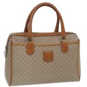 Pre-owned Leather celine-bags Celine Vintage , Beige , Dames