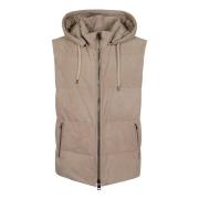 Witte Vest voor Mannen Aw24 Herno , Beige , Heren