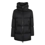 Zwarte jas voor vrouwen Aw24 Herno , Black , Dames