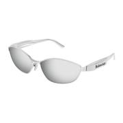 Bb0356S 004 Sunglasses Balenciaga , Gray , Dames