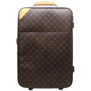 Pre-owned Canvas briefcases Louis Vuitton Vintage , Brown , Dames