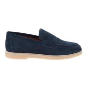 Leren Heren Loafers Comfort Stijl Nerogiardini , Blue , Heren