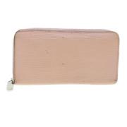 Pre-owned Leather wallets Louis Vuitton Vintage , Pink , Dames