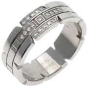 Pre-owned White Gold rings Cartier Vintage , Gray , Dames