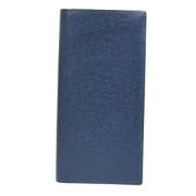 Pre-owned Leather wallets Louis Vuitton Vintage , Blue , Dames