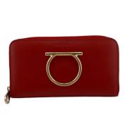 Pre-owned Leather wallets Salvatore Ferragamo Pre-owned , Red , Dames