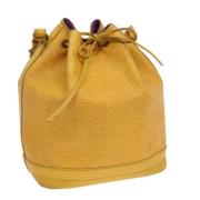 Pre-owned Leather shoulder-bags Louis Vuitton Vintage , Yellow , Dames