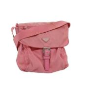 Pre-owned Nylon prada-bags Prada Vintage , Pink , Dames