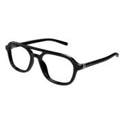 Mode Bril Zwart Montuur Gg1673O Gucci , Black , Heren