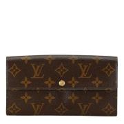 Pre-owned Fabric wallets Louis Vuitton Vintage , Brown , Dames