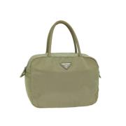 Pre-owned Nylon handbags Prada Vintage , Beige , Dames