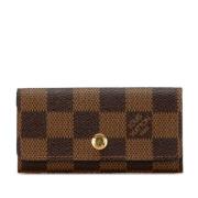 Pre-owned Fabric key-holders Louis Vuitton Vintage , Brown , Dames