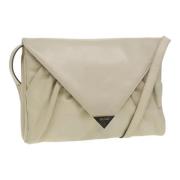 Pre-owned Leather celine-bags Celine Vintage , Beige , Dames