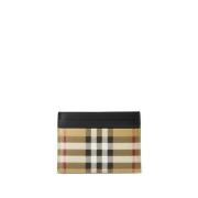 Multikleur Vintage Check Leren Tas Burberry , Beige , Dames