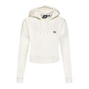 Korte Hoodie Oakport Dickies , White , Dames