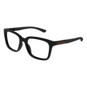 Mode Bril Zwarte Frame Gucci , Black , Heren