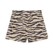 Short Shorts Ganni , Beige , Dames