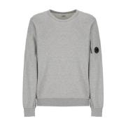 Stijlvolle Grijze Katoenen Sweatshirt met Lenszakje C.p. Company , Gra...