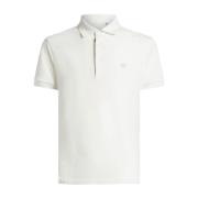 Witte Piqué Polo Shirt Etro , White , Heren