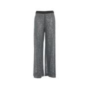 Zilveren Broek Aw24 Dameskleding Ottod'Ame , Gray , Dames