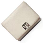 Pre-owned Leather wallets Loewe Pre-owned , Beige , Dames