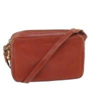 Pre-owned Leather shoulder-bags Loewe Pre-owned , Red , Dames