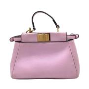 Pre-owned Leather fendi-bags Fendi Vintage , Pink , Dames