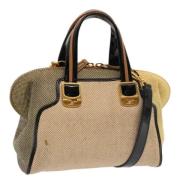 Pre-owned Canvas fendi-bags Fendi Vintage , Beige , Dames