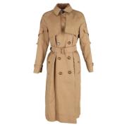 Pre-owned Cotton outerwear Burberry Vintage , Brown , Dames