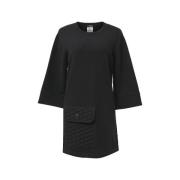 Pre-owned Wool dresses Chanel Vintage , Black , Dames