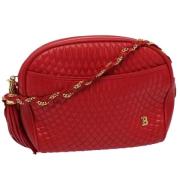 Pre-owned Leather shoulder-bags Bally Pre-owned , Red , Dames