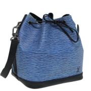 Pre-owned Leather shoulder-bags Louis Vuitton Vintage , Blue , Dames