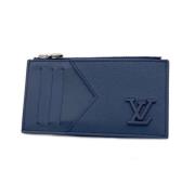 Pre-owned Fabric wallets Louis Vuitton Vintage , Blue , Heren