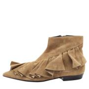 Pre-owned Suede boots JW Anderson Pre-owned , Brown , Dames