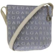 Pre-owned Canvas shoulder-bags Bvlgari Vintage , Blue , Dames