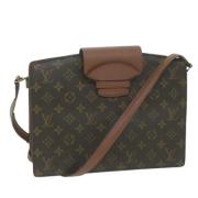 Pre-owned Canvas shoulder-bags Louis Vuitton Vintage , Brown , Dames