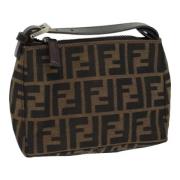 Pre-owned Canvas fendi-bags Fendi Vintage , Brown , Dames